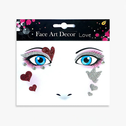 Halloween Carnival Party Face Stickers Animal Face Stickers Valentine's Day Face Stickers Makeup Stickers Children's Stickers