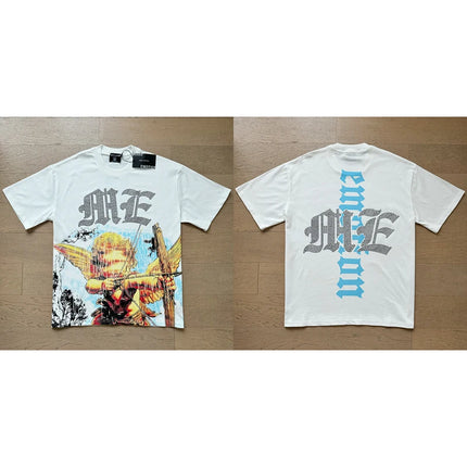 Angel Print Cotton T-Shirt