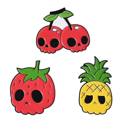 2-5Pcs/Set Punk Halloween Collected Enamel Pins Pumpkin Duck Capybara Skeleton Cat Ghost Brooch Lapel Badge Jewelry Gift Friends