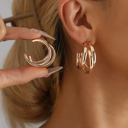 Chunky Knot Drop Earrings