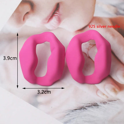 Colorful Metal Dangle Earrings for Women Personality Fashion Drop Earrings Flower Heart Pendants Earrings pendientes mujer