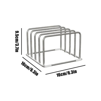 Kitchen Hanging Organizer Rack Chopping Board Stand Cupboard Towel Rags Hanger Cutting Board Pot Cover Holder Storage Shelf