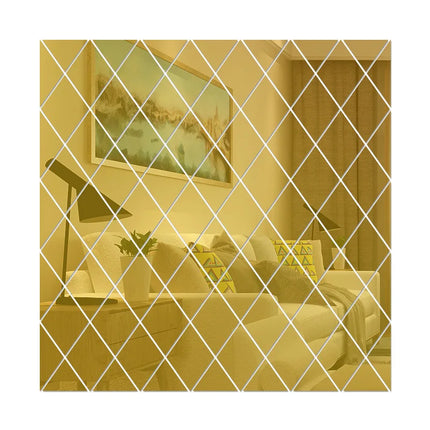 3D Acrylic Mirror Wall Stickers