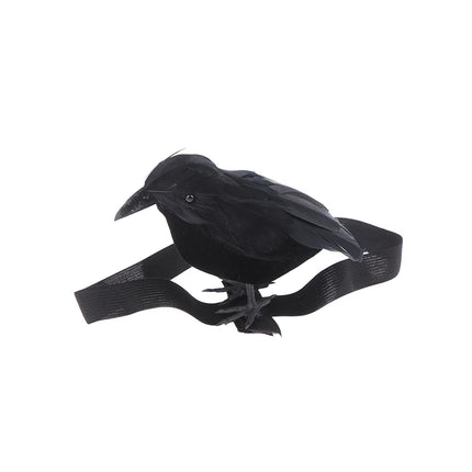 Halloween Party Costumes Black Crow with Shoulder Strap Decoration Cosplay Props