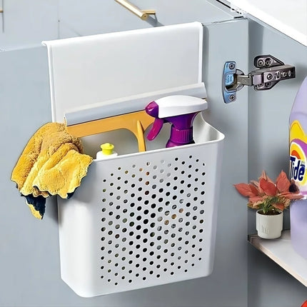 Kitchen Cabinet Door Interior Storage organizer and Box, Hanging Hook Behind the Door, Kitchen Cabinet Door Basket Shelf Baskets
