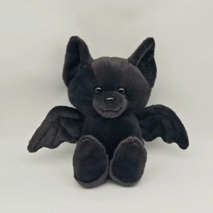 Halloween Black Bat Plush Toys Cartoon Stuffed Animals Doll Balck Bear Bat Soft Plushie Toy Halloween Party Decoration Gifts