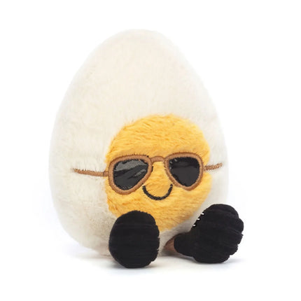 1PCS Lovely Soft Boiled Fashion Creative Pet Cat Toys And Lovely Smile Happy Doll Pet Supplies Home Decoration Holiday Kids Gift