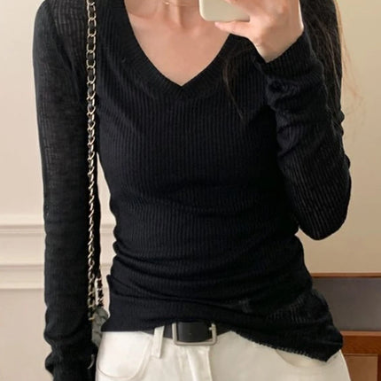 Women's Sheer Long Sleeve Tee