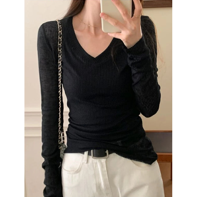 Women's Sheer Long Sleeve Tee