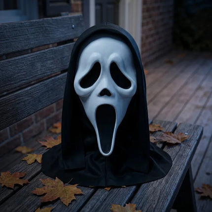 Scream Ghostface Mask Latex Horror Full Head Party Ghostface Mask Grimace Prank Cosplay Prop Hallowee Decor Party Supplies Gift
