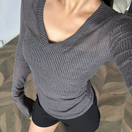 Women's Sheer Long Sleeve Tee