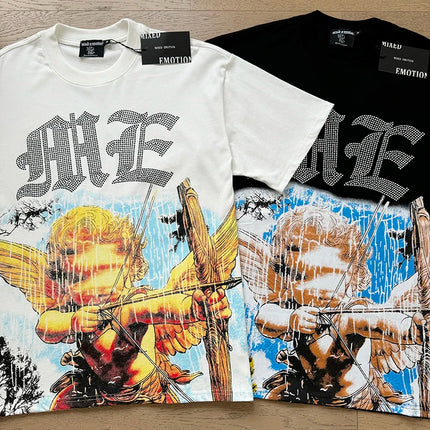 Angel Print Cotton T-Shirt