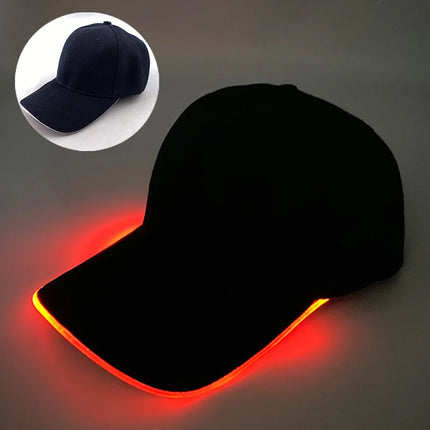 Halloween Adult Hat Led Optical Fibre Cap Baseball Cap NightClub Concert Masquerade Outdoor Fun Event Supplies Rap Summer Hat