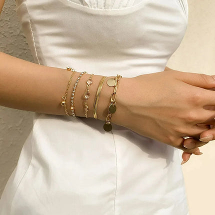 Geometric Cuff Bracelet Set