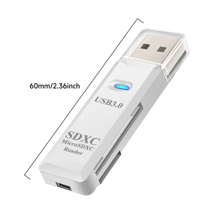 2 in 1 USB 3.0 Card Reader Micro TF sd card Reader usb adapter High Speed Cardreader TF Memory card For PC Laptop Accessories