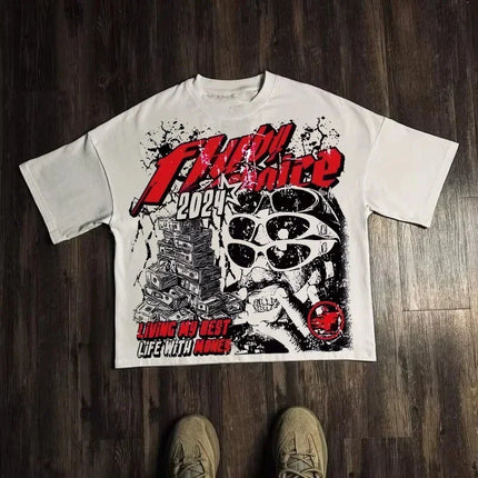 Harajuku Oversized Graphic T-Shirt