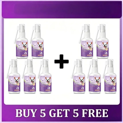 50ml Pet Oral Care Spray Dogs Cats Teeth Cleaning Fresh Breath Daily Dental Care Pet Supplies