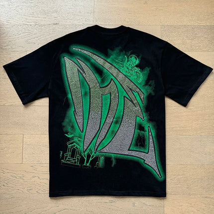 Angel Print Cotton T-Shirt