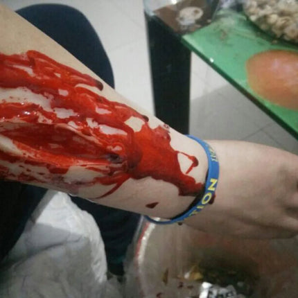 30/60/100ml Halloween Emulation Fake Props Makeup Blood Blood Whole Cosplay Prank Props Makeup Person Plasma Fake Cosplay Props