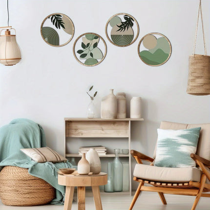 Bohemian Wooden Wall Art Set