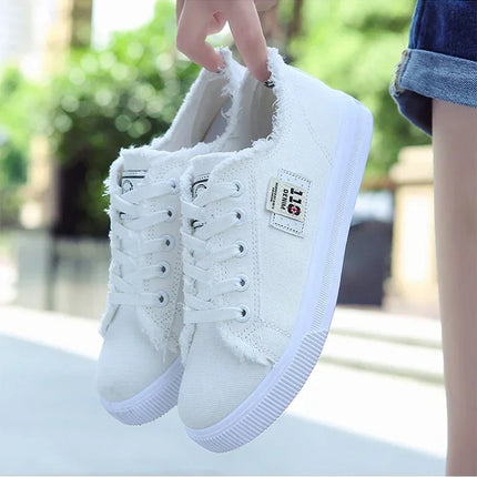 Women's Denim Canvas Sneakers
