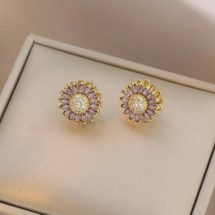 Fidget Anti Stress Anxiety Rings for Women Stainless Steel Gold-plated Rotatable Sun Star Evil Eye Sunflower Spinner Rings