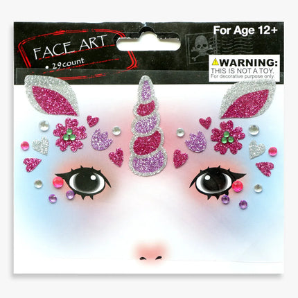 Halloween Carnival Party Face Stickers Animal Face Stickers Valentine's Day Face Stickers Makeup Stickers Children's Stickers