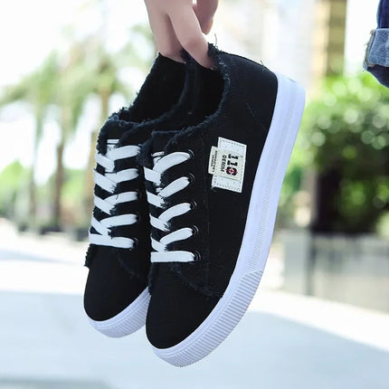 Women's Denim Canvas Sneakers