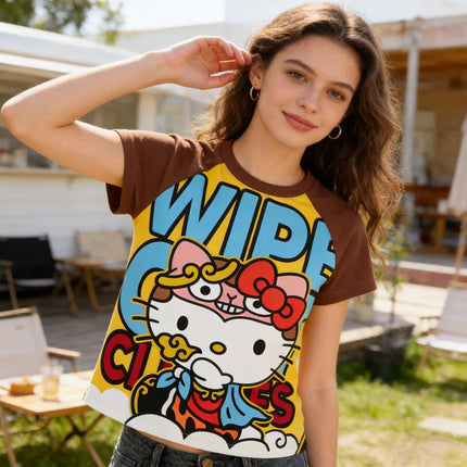 Cute Cartoon Y2K T-Shirt