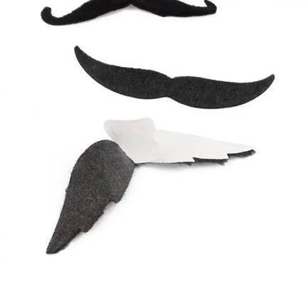 4pcs Fake Black Mustache Halloween Party Photo Props Ghost Carnival Kids Adult Cosplay Artificial Beard Halloween Party Makeup