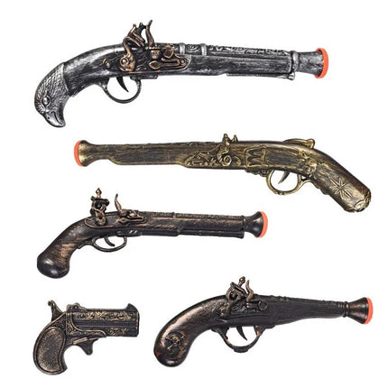 Halloween Toys For Boys Party Cosplay Pirate Gun Furnishings Family Pistol Retro Costume Props