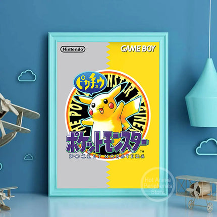 Pokemon Canvas Wall Poster