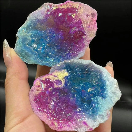 Natural Agate Crystal Display Stone
