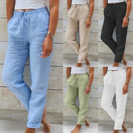 Women's Linen Casual Pants