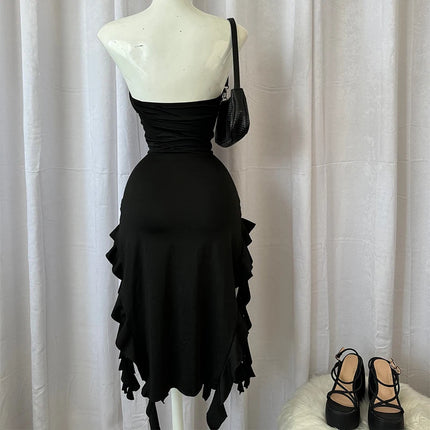 Women's Floral Strapless Mini Dress