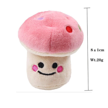 Dog Squeaky Toys Plush Animal Fruit Food Toy Durable Chew Interactive Toys Small Medium Dogs Cats Puppy Pet Supplies