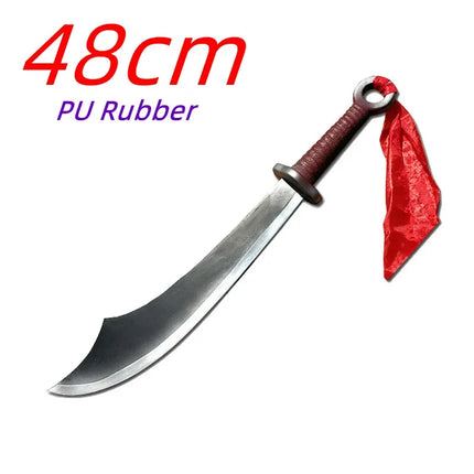 Halloween Scary Props Short KnifeKitchen Knife Weapons 1:1 Role Playing  Gasai Yuno Cosplay Safety PU Rubber Gifts