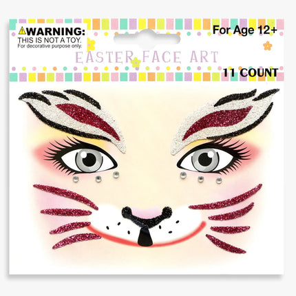 Halloween Carnival Party Face Stickers Animal Face Stickers Valentine's Day Face Stickers Makeup Stickers Children's Stickers