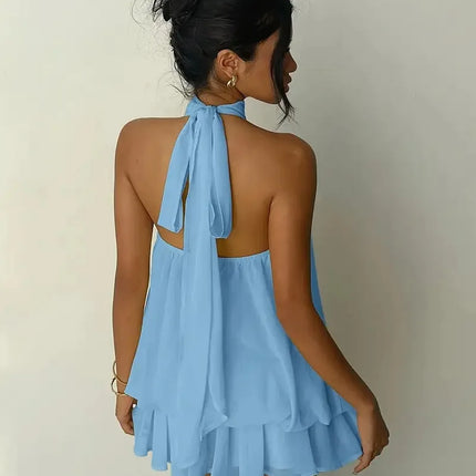 Women's Halter Mini Dress