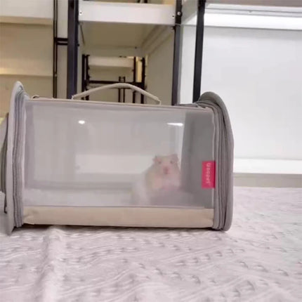 Portable Travel Bag Small Animal Carrier Handbag Breathable Pet Products For Kitten Guinea Pig Hamsters Chinchilla Dogs