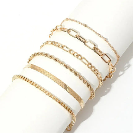 Geometric Cuff Bracelet Set