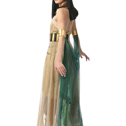 Halloween Ancient Egypt Egyptian Pharaoh Costume for Men King Cleopatra Queen Cosplay Carnival Party Medieval Couple Party Dress