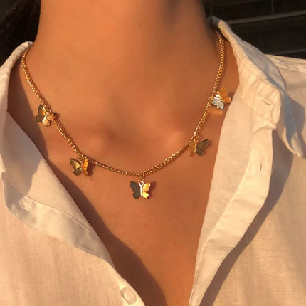 Minimalist Pearl Chain Necklace