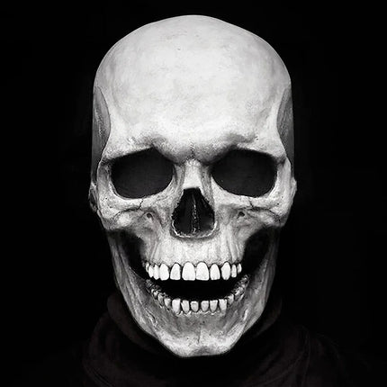 Halloween Mask Latex Scary Horror Decoration Full Head Skull Mask Helmet Cosplay Jaw Masque Gifts Party Costume Pro Mask