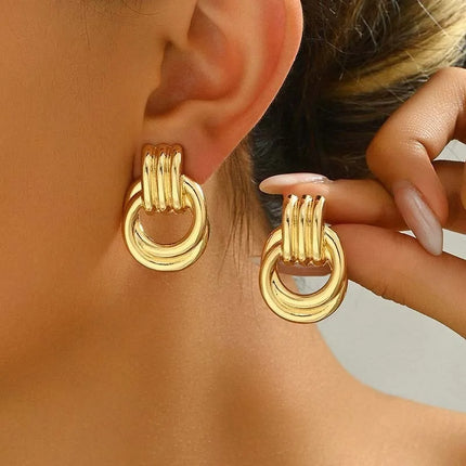 Chunky Knot Drop Earrings