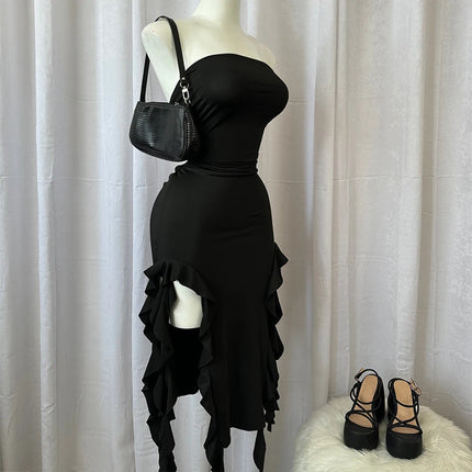 Women's Floral Strapless Mini Dress