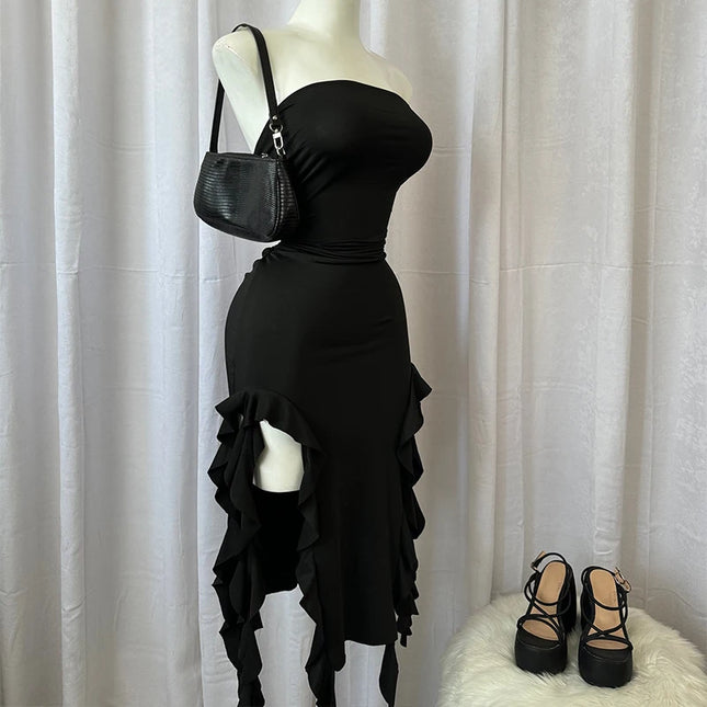 Women's Floral Strapless Mini Dress