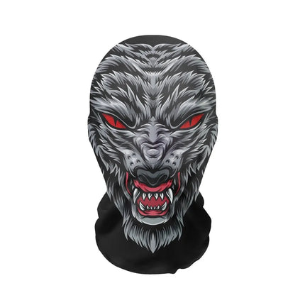 Skeleton Full Face Fashion Headwear Mask Motorcycle Perspective Net Balaclava Bike Outdoor Wearing Halloween, Christmas Mask