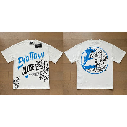 Angel Print Cotton T-Shirt