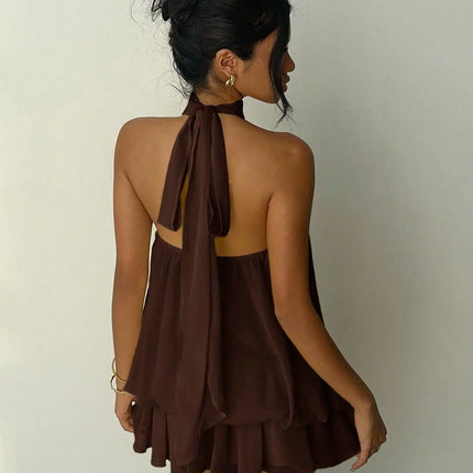 Women's Halter Mini Dress